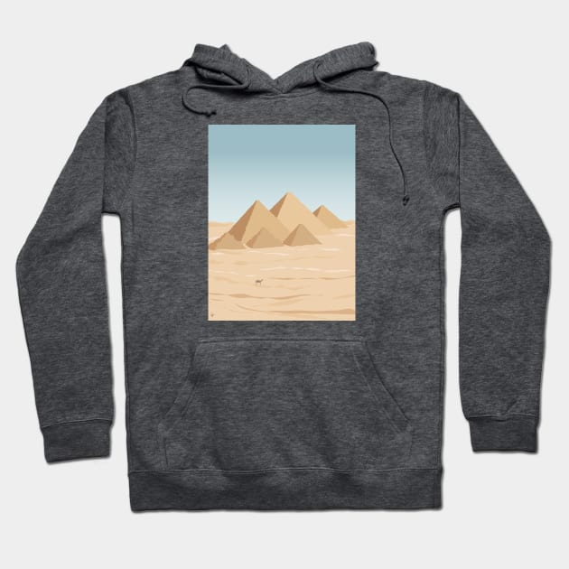 Pyramids of Giza, Egypt Hoodie by lymancreativeco